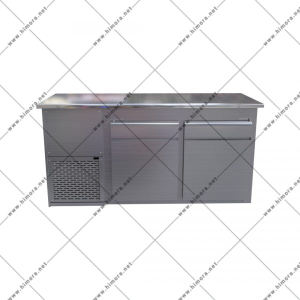 یخچال میز کار استیل