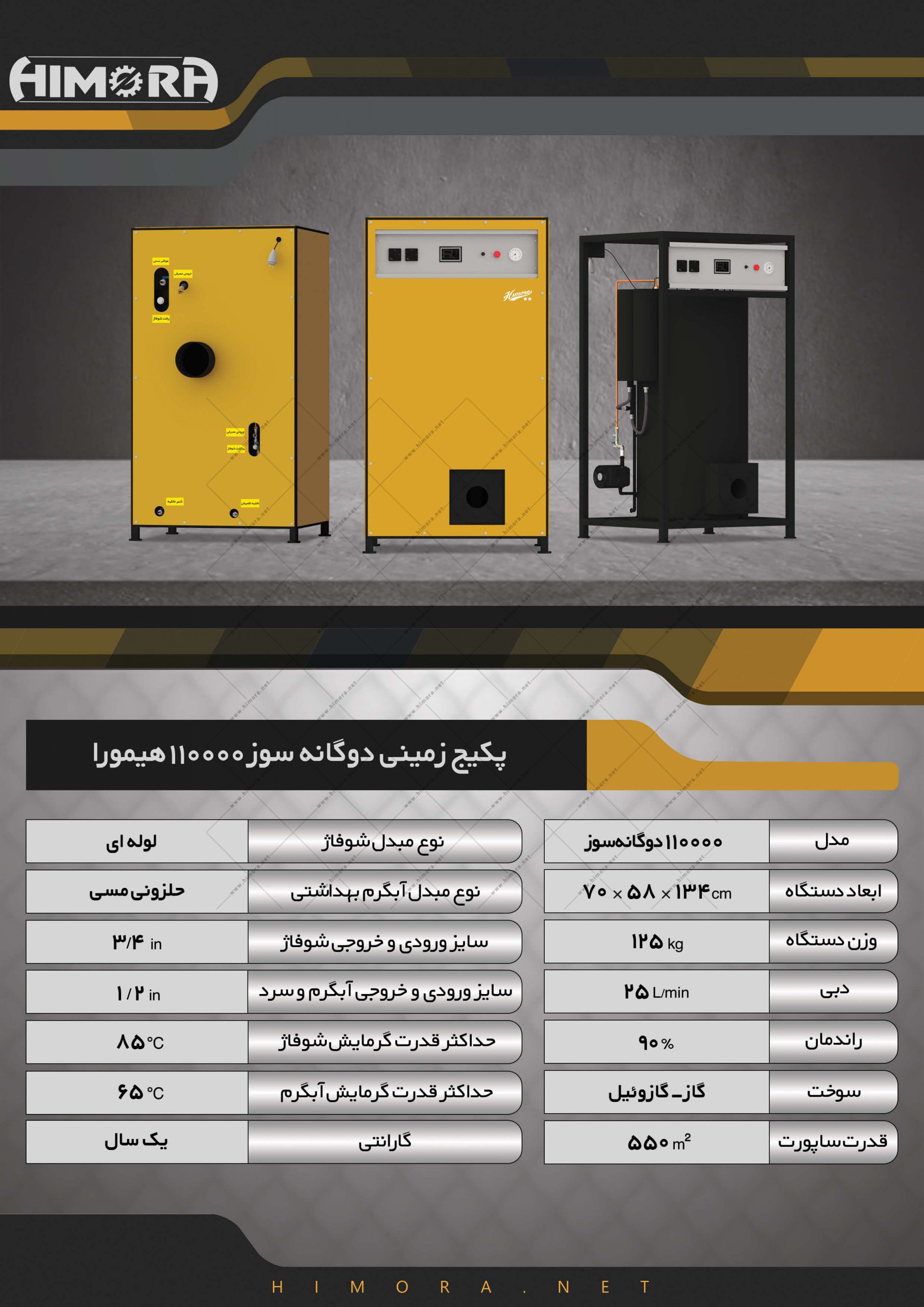 پکیج شوفاژ زمینی
