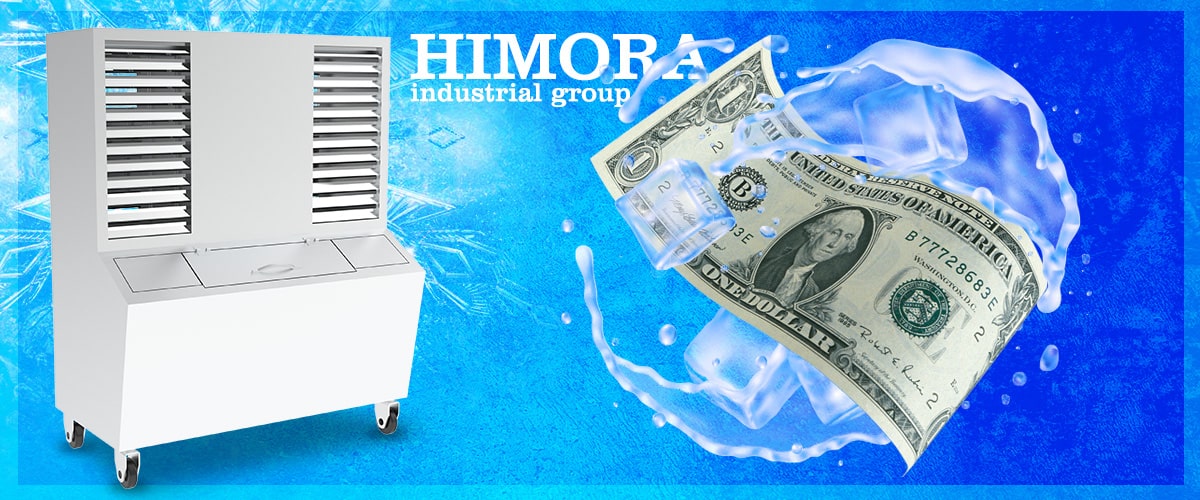 یخساز حبه ای صنعتی هیمورا با عکس دلار