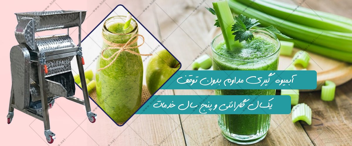 دستگاه آب کرفس گیر صنعتی