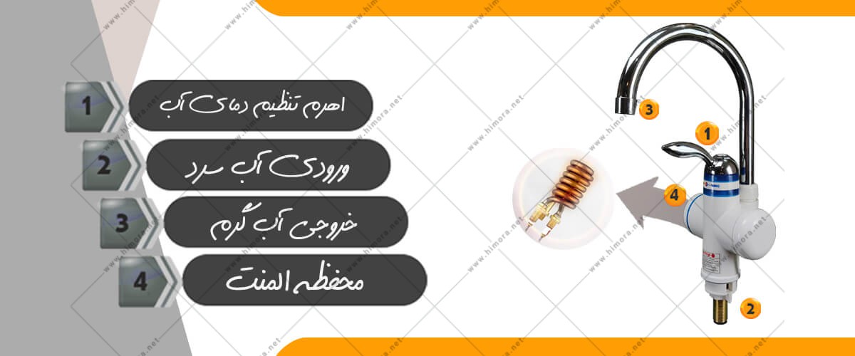 شیر آبگرمکن دار