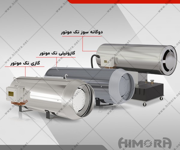 جت هیتر گازی گازوئیلی