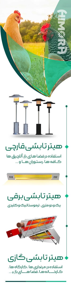 اینفوگرافی انواع هیتر تابشی
