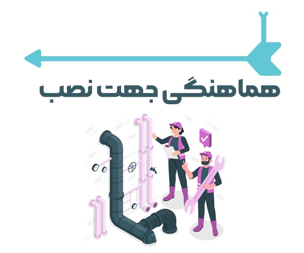 هماهنگی برای نصب و راه اندازی محصول