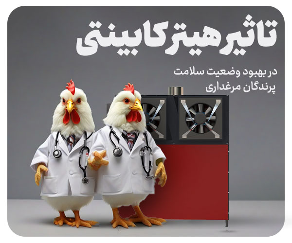 تاثیر هیتر کابینتی روی مرغداری
